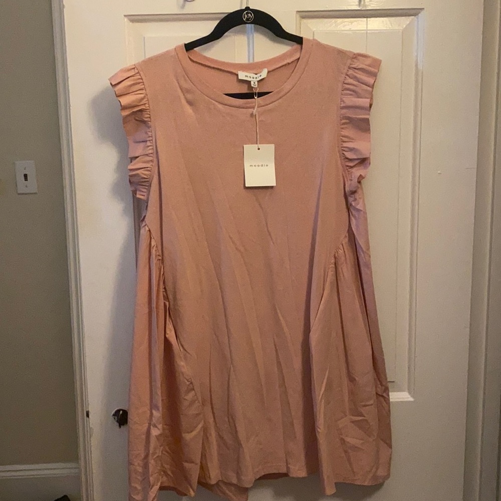NWT blush dress. M
